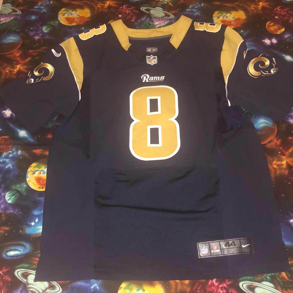 Nike Authentic On Field Embroidered LA Rams Jersey